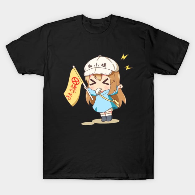 Platelet Cells At Work T-Shirt by Beastlykitty